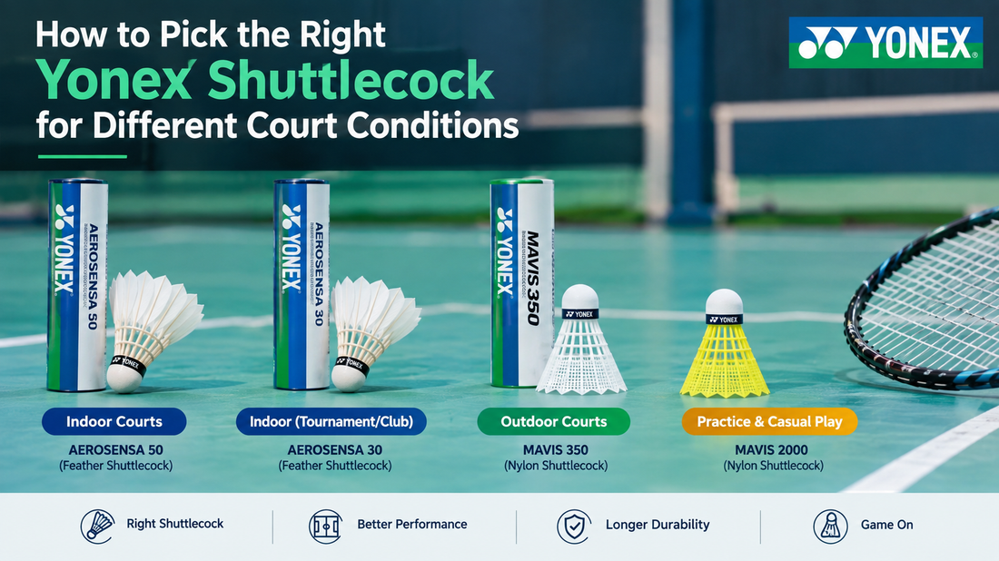 How to Pick the Right Yonex Shuttlecock for Different Court Conditions