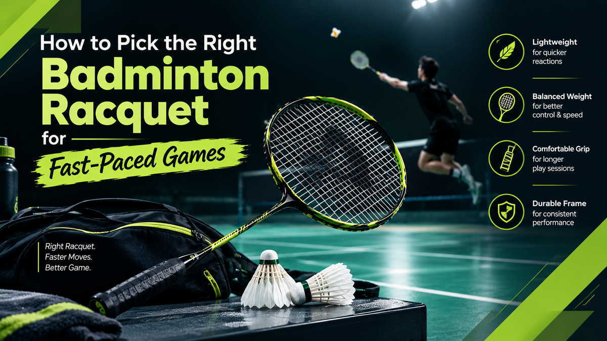 How to Pick the Right Badminton Racquet for Fast-Paced Games
