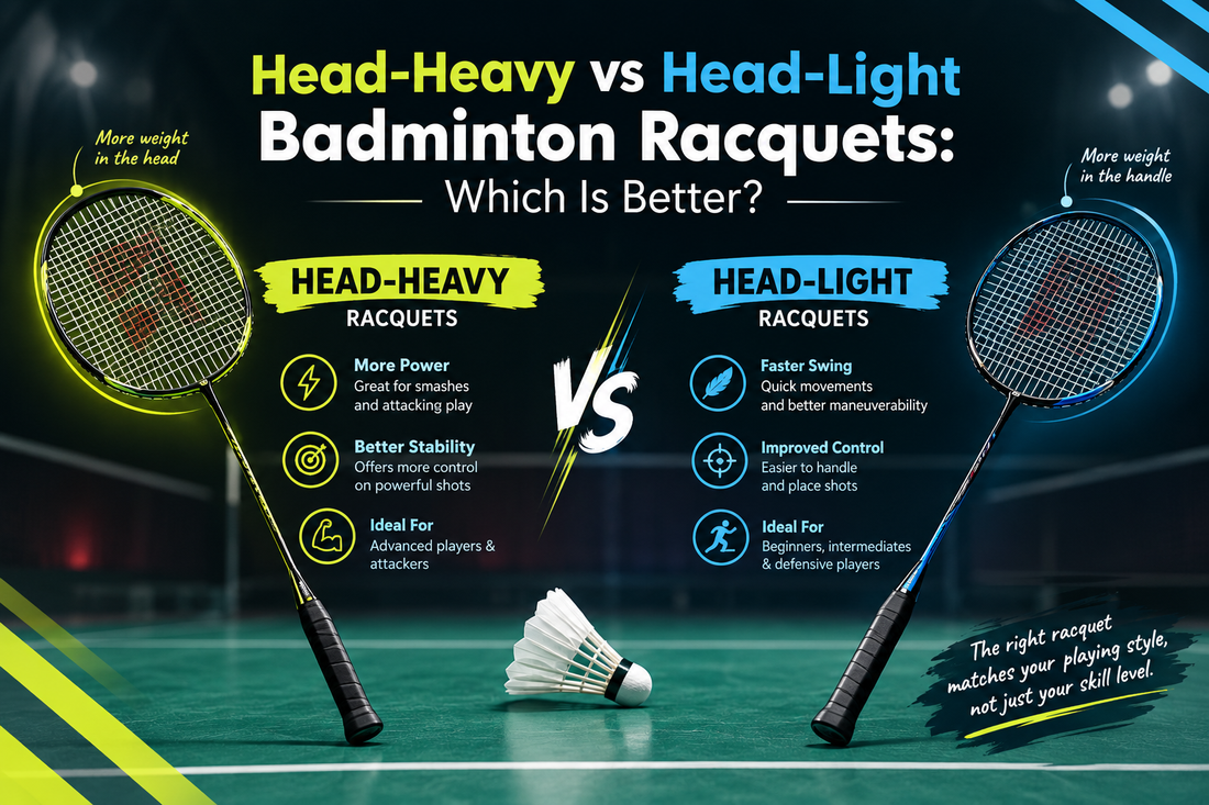 Head-Heavy vs Head-Light Badminton Racquets: Which Is Better?