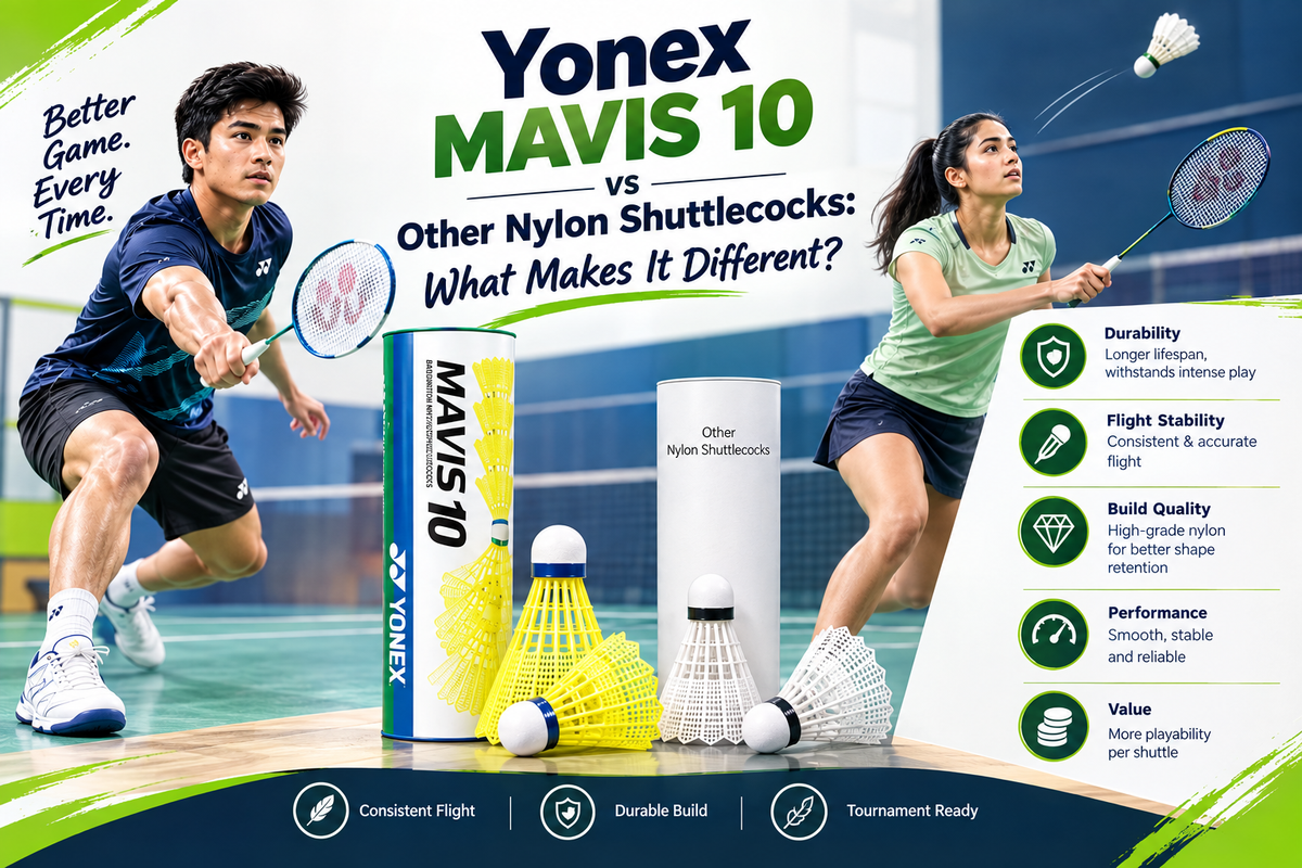 Yonex MAVIS 10 vs Other Nylon Shuttlecocks: What Makes It Different?