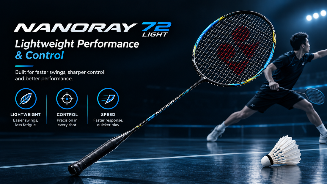 Yonex Nanoray 72 Light Badminton Racquet: Lightweight Performance & Control