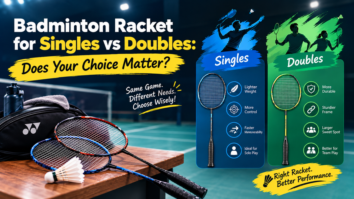 Badminton Racket for Singles vs Doubles: Does Your Choice Matter?