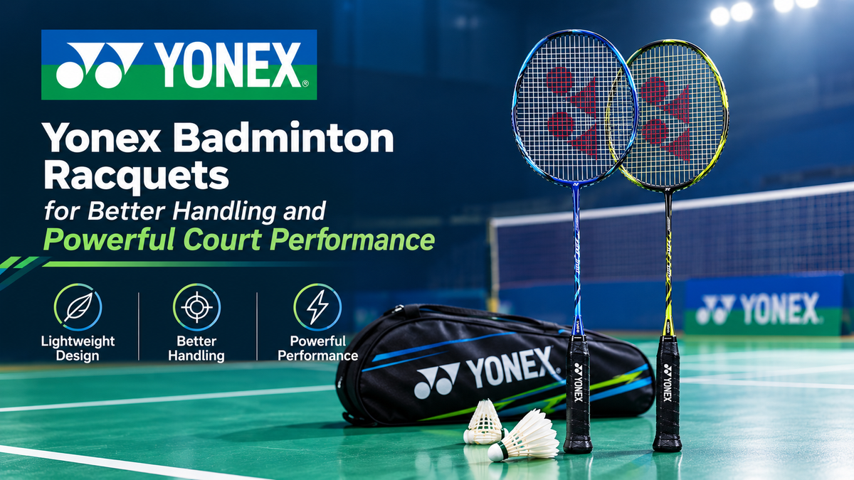 Yonex Badminton Racquets for Better Handling and Powerful Court Performance