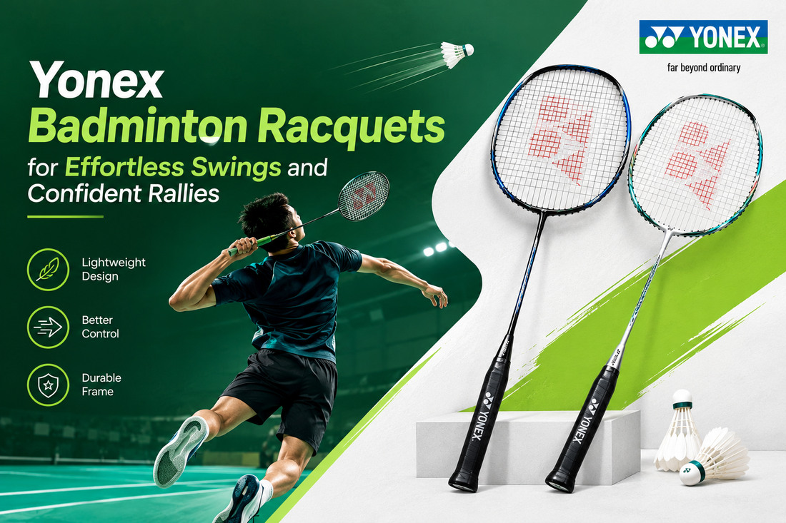 Yonex Badminton Racquets for Effortless Swings and Confident Rallies