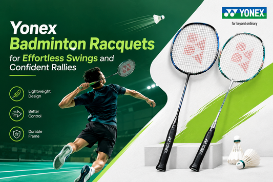 Yonex Badminton Racquets for Effortless Swings and Confident Rallies