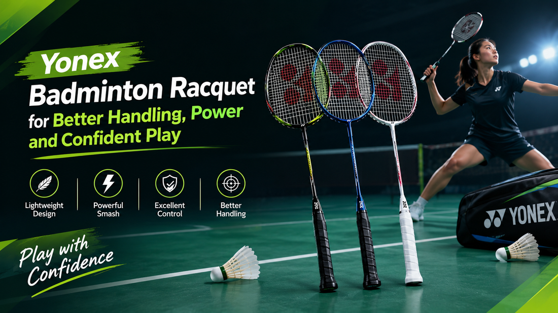 Yonex Badminton Racquet for Better Handling, Power and Confident Play