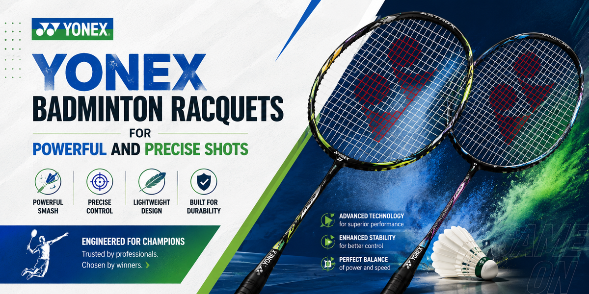 Yonex Badminton Racquets for Powerful and Precise Shots
