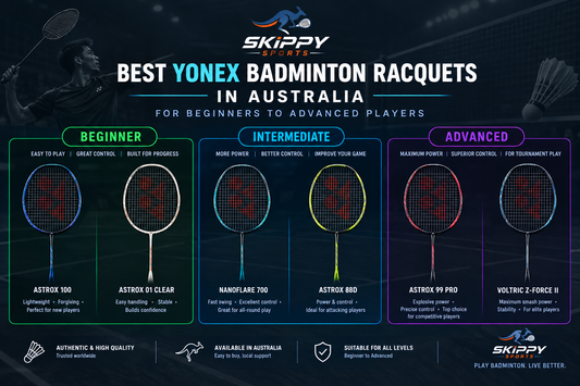 Best Yonex Badminton Racquets in Australia for Beginners to Advanced Players