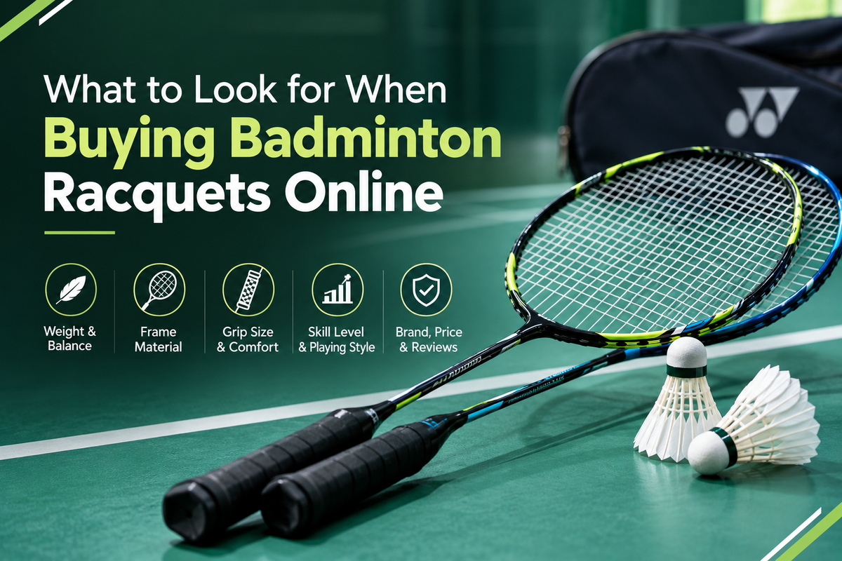 What to Look for When Buying Badminton Racquets Online