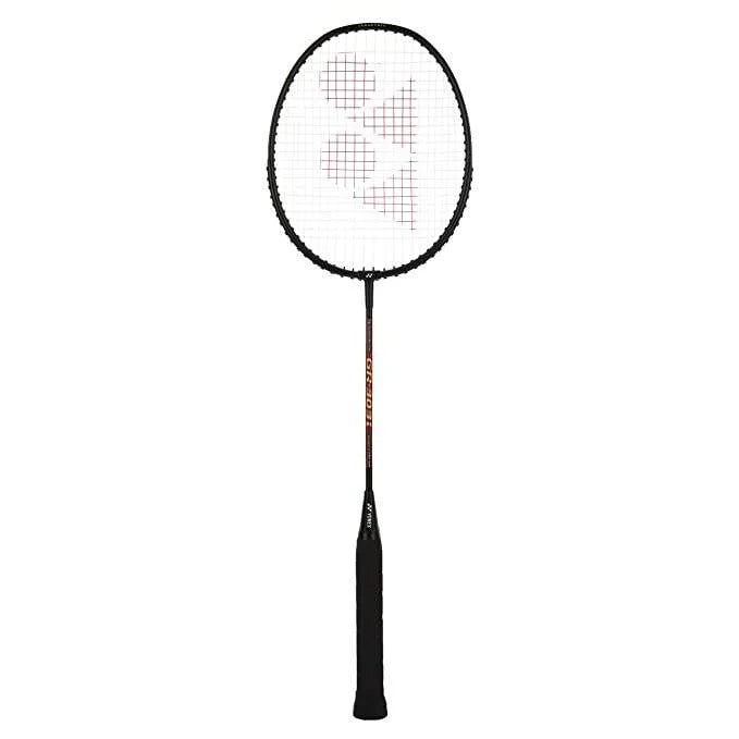 Yonex GR 303i badminton racquet set showing two full-size racquets included in the package — ideal beginner set for Australia