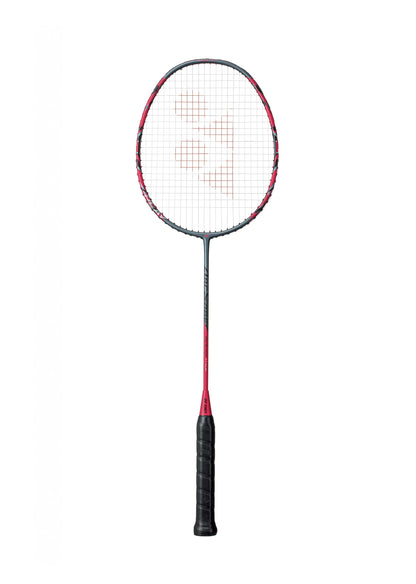 Yonex ArcSaber 11 Play badminton racquet Grey — full view showing even-balance graphite frame and pre-strung string bed for all-round control