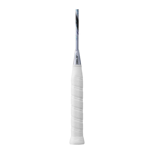 Detail of the white grip on the Yonex Astrox 88D Game badminton racquet