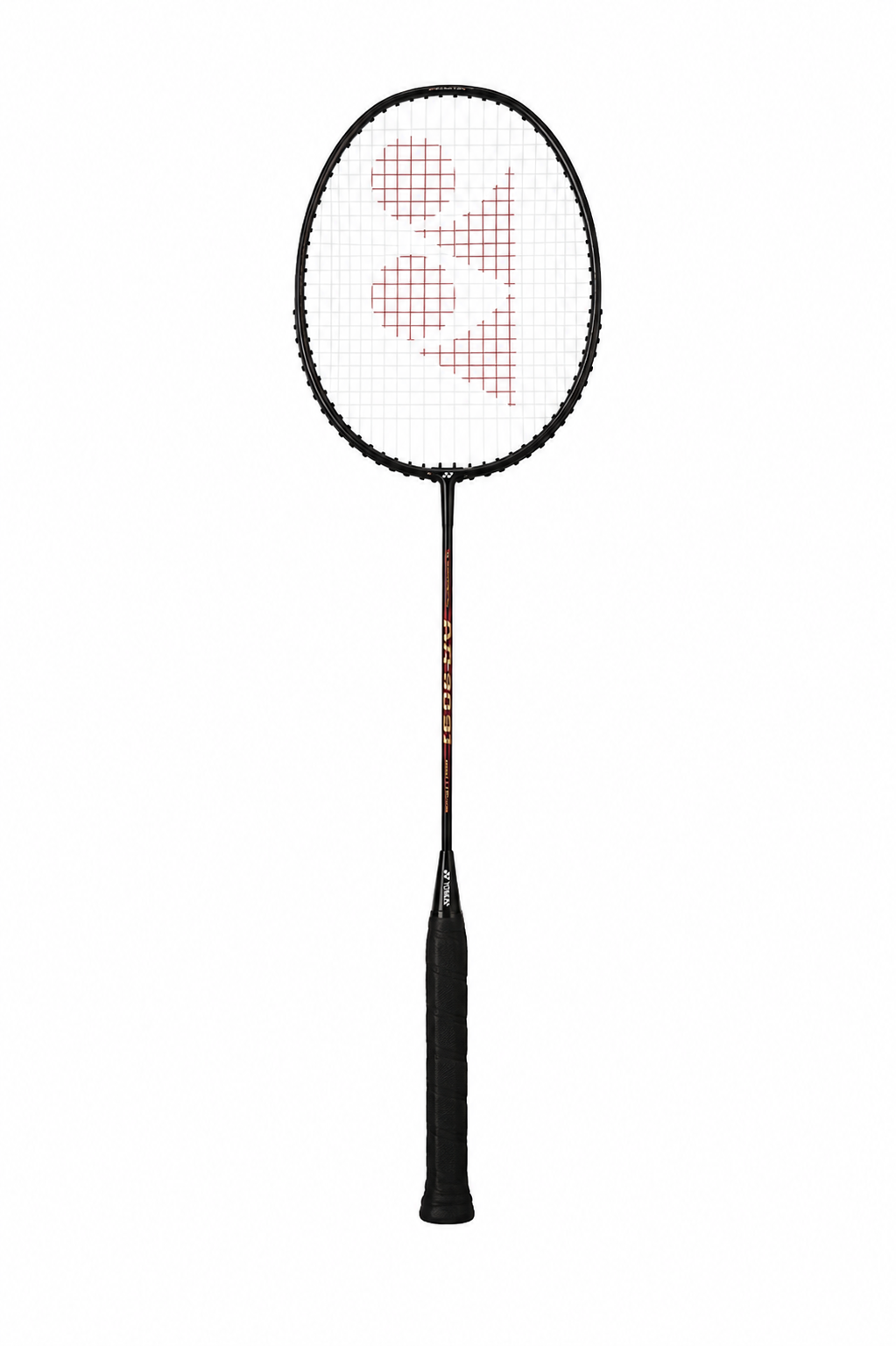 Yonex GR 303i single badminton racket — Black colourway, aluminium frame, full-size isometric head, pre-strung and ready to play