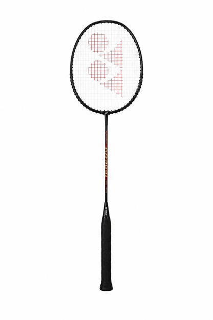 Yonex GR 303i single badminton racket — Black colourway, aluminium frame, full-size isometric head, pre-strung and ready to play