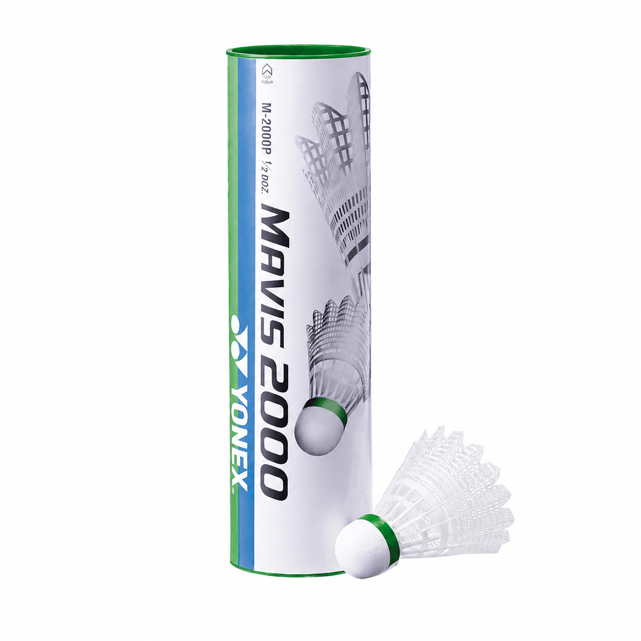 Yonex MAVIS 2000 nylon shuttlecock — premium synthetic shuttle designed for top-level recreational and competitive badminton play in Australia
