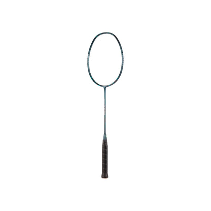 Yonex Nanoflare 800 Tour badminton racquet frame in deep green unstrung front view with black grip