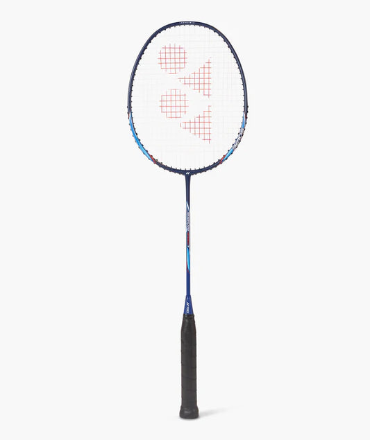 Yonex Nanoflare Speed 7 blue badminton racquet full view showing head frame, string bed and lightweight aerodynamic speed design
