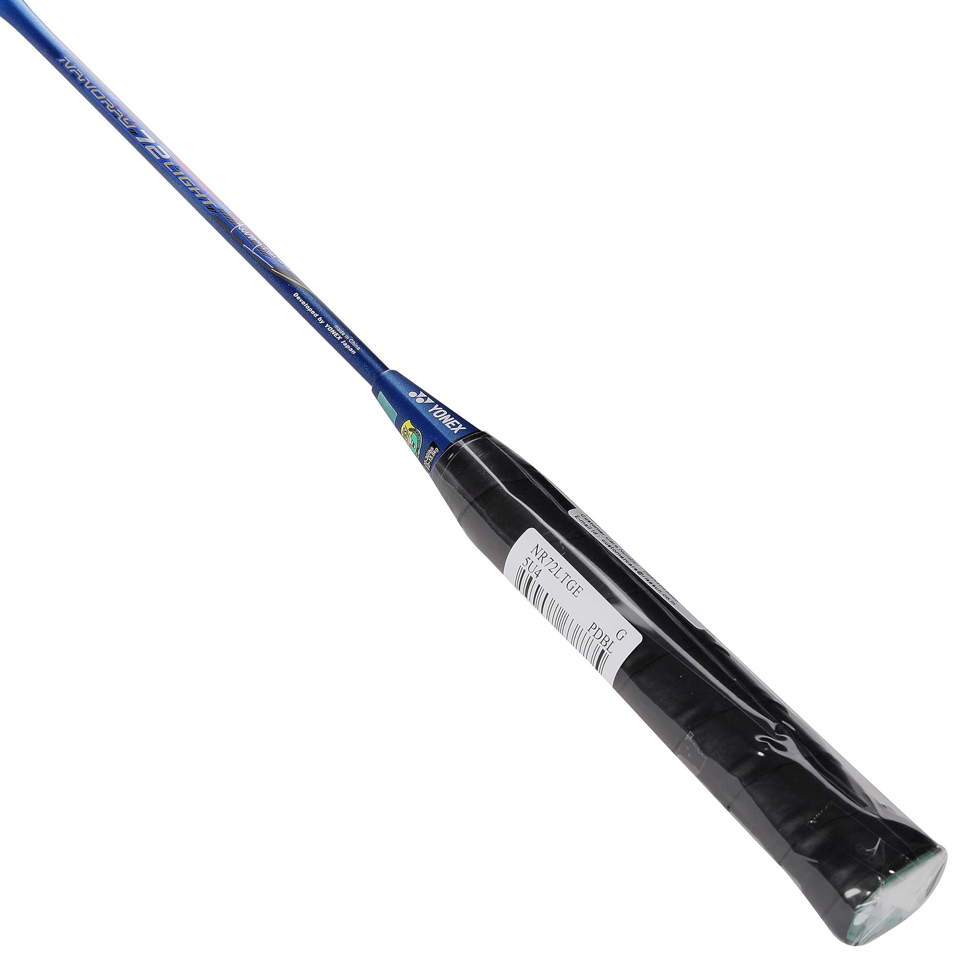 Yonex Nanoray 72 Light handle with 5U weight and G4 grip size label